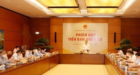 Phiên họp thứ 4 Tiểu ban Nhân sự, Hội đồng Bầu cử Quốc gia