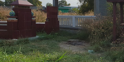 Bị sát hại rồi đem vào nghĩa trang đốt xác phi tang