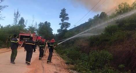Thừa Thiên Huế lập Sở chỉ huy tiền phương ứng phó với cháy rừng