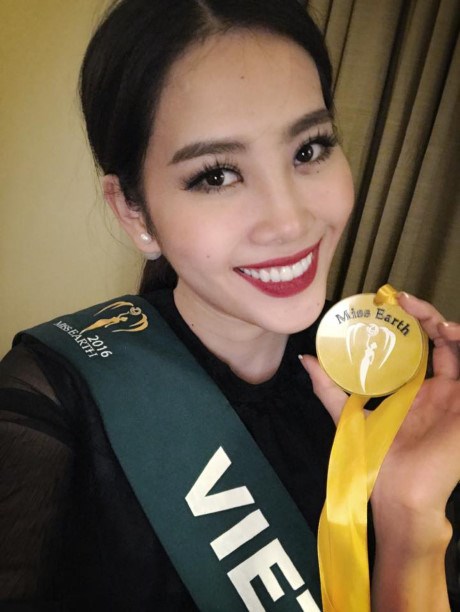 Hoa khôi Nam Em tiếp tục được vinh danh tại cuộc thi Miss Earth