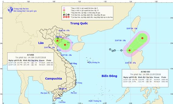 Bão Sơn Tinh "tái sinh" kinh dị thành áp thấp nhiệt đới nguy hiểm