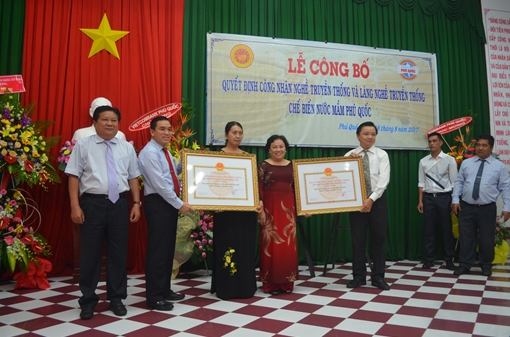 Công nhận làng nghề truyền thống nước mắm Phú Quốc