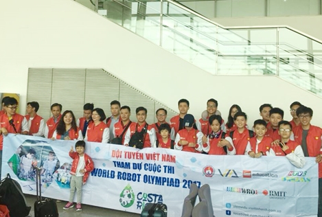 Học sinh Việt Nam đứng thứ 10 trong cuộc thi Robotics quốc tế 