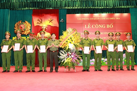 Công bố chức năng, nhiệm vụ Văn phòng Cơ quan CSĐT Bộ Công an