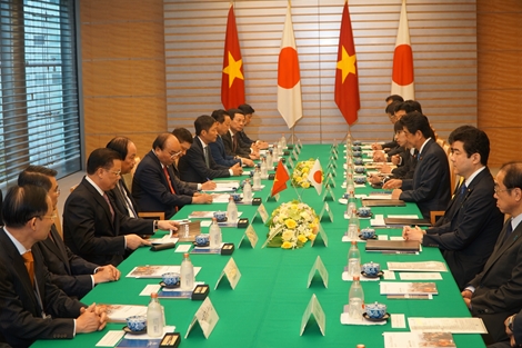 Hai Thủ tướng Việt Nam - Nhật Bản hoan nghênh các bước khởi động đàm phán Hiệp định tương trợ tư pháp về hình sự