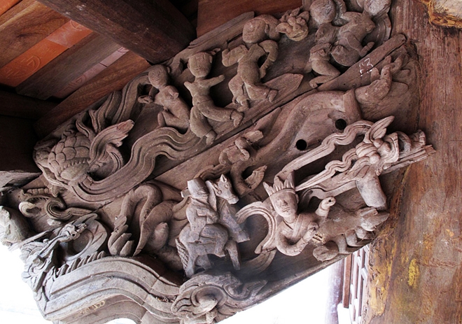 Nghệ thuật chạm khắc gỗ ở các ngôi đình cổ nổi tiếng - Báo Công an ...