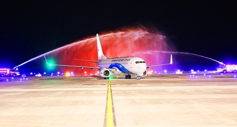 Sân bay Vân Đồn đón chuyến bay quốc tế đầu tiên