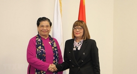 Phó Chủ tịch Thường trực Quốc hội Tòng Thị Phóng hội kiến Chủ tịch Quốc hội Serbia