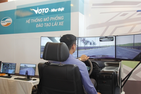 Viettel sản xuất hệ thống đào tạo lái xe ôtô chuẩn quốc tế lần đầu ở Việt Nam