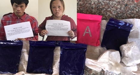 Cặp tình nhân bị bắt cùng hơn 1.500 viên ma túy