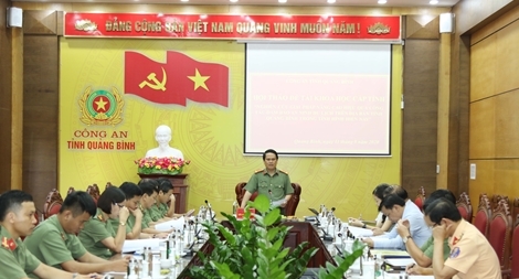 Hội thảo đề tài khoa học cấp tỉnh về công tác bảo đảm an ninh du lịch