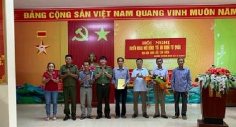 Thôn xa nhất của Hà Nội có đội tự quản an ninh