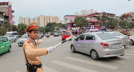 Phân luồng giao thông phục vụ Đại hội các dân tộc thiểu số Việt Nam