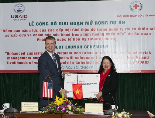 Mỹ hỗ trợ Việt Nam 800.000 USD để ứng phó thiên tai