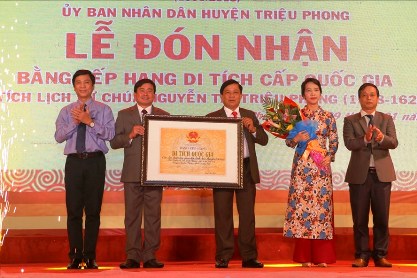 Xếp hạng di tích lịch sử Quốc gia Dinh chúa Nguyễn tại Quảng Trị 