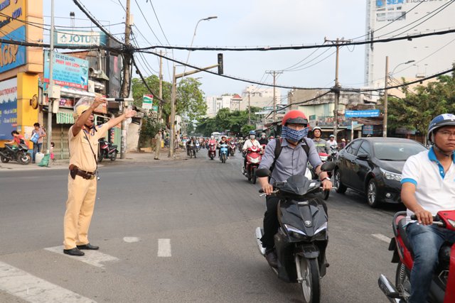 Giải tỏa ùn tắc giao thông tại 7 điểm phức tạp trên địa bàn TP Hồ Chí Minh 