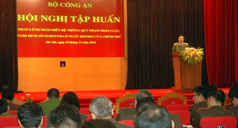 Tập huấn về công tác Pháp điển hệ thống quy phạm pháp luật