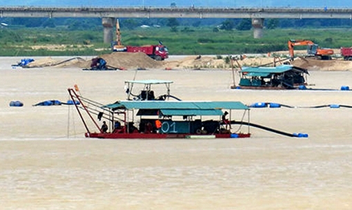 Sông Đà Rằng đang oằn mình vì khai thác cát