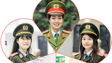 Những "bông hồng" thủ khoa các trường Công an nhân dân