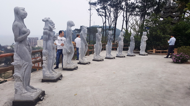 Tranh cãi xung quanh vườn tượng 12 con giáp khỏa thân - Báo Công an Nhân dân điện tử