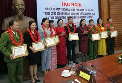 3 đơn vị Công an nhận giải thưởng phát triển văn hóa đọc