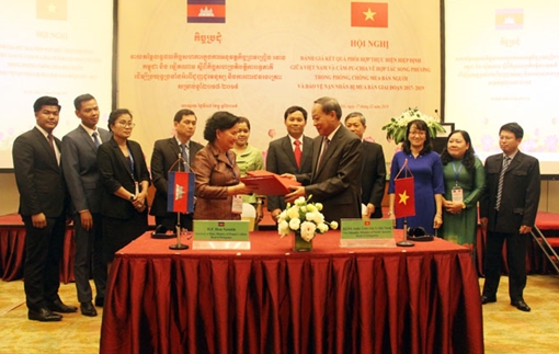 Việt Nam – Campuchia đẩy mạnh hợp tác song phương phòng, chống mua bán người