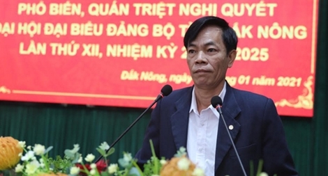 Đảng uỷ Công an tỉnh Đắk Nông quán triệt nghị quyết Đại hội Đảng bộ tỉnh lần thứ XII