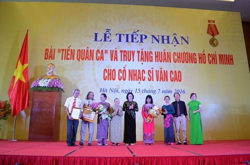 Bài “Tiến quân ca” chính thức trở thành tài sản chung  của đất nước 