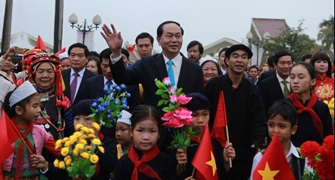 Chủ tịch nước dự Ngày hội “Sắc Xuân trên mọi miền Tổ quốc”