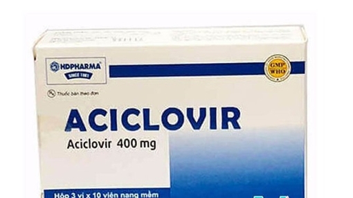 Thu hồi thuốc Aciclovir do không đạt tiêu chuẩn chất lượng
