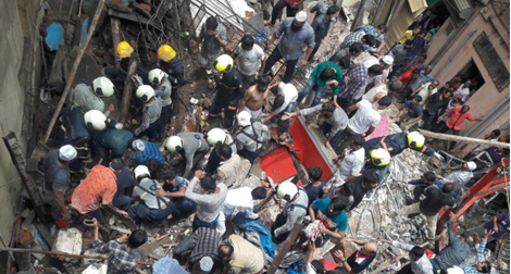 Ấn Độ: Sập tòa nhà ở Mumbai, ít nhất 4 người thiệt mạng