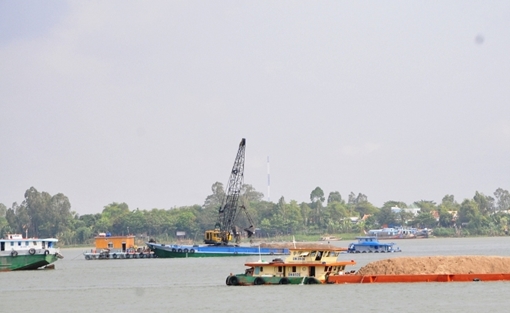  Giá cát xây dựng ở miền Tây tăng chóng mặt