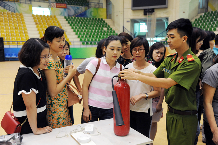 Tăng cường PCCC và cứu nạn cứu hộ tại các trường học